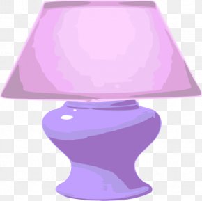 Lamp Clip - Light Fixture Nightstand Furniture Clip Art PNG