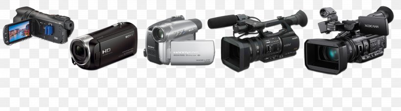 Video Cameras Camcorder Digital Cameras Photography, PNG, 3602x1004px, Camera, Auto Part, Camcorder, Camera Lens, Closedcircuit Television Download Free