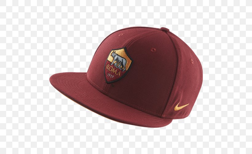 A.S. Roma Nike Sport Hat Baseball Cap, PNG, 500x500px, As Roma, Baseball Cap, Cap, Football, Hat Download Free