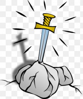 Rocks Cliparts - King Arthur Sword Cartoon Clip Art PNG