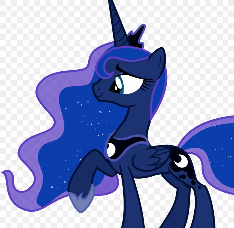 Princess Luna Pony Princess Cadance Twilight Sparkle Princess Celestia, PNG, 4000x3902px, Princess Luna, Animal Figure, Blue, Cartoon, Cobalt Blue Download Free