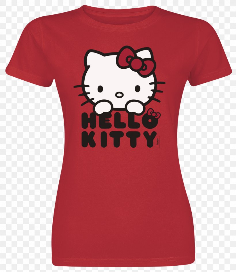 T-shirt Hello Kitty Female Clothing Sweater, PNG, 1038x1200px, Watercolor, Cartoon, Flower, Frame, Heart Download Free
