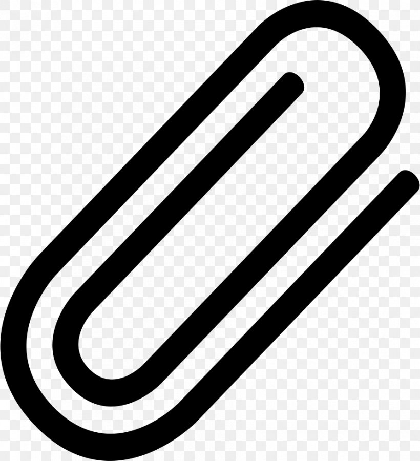 Email Attachment Download, PNG, 892x980px, Email Attachment, Black And White, Brand, Paper Clip, Symbol Download Free