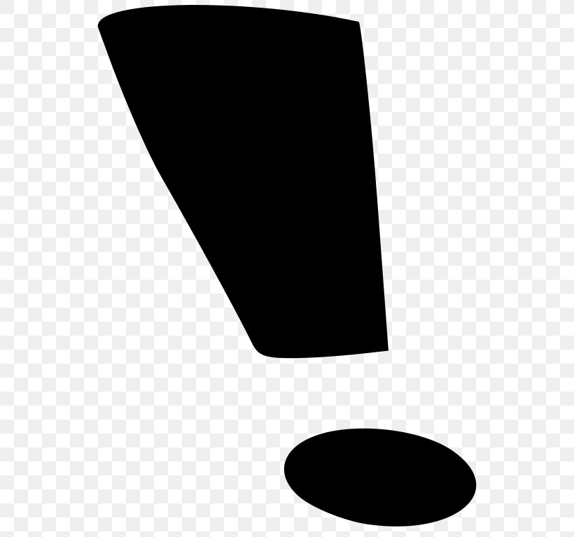 Exclamation Mark Interjection Information Wikimedia Commons Wikipedia, PNG, 768x768px, Exclamation Mark, Article, Black, Black And White, Email Download Free