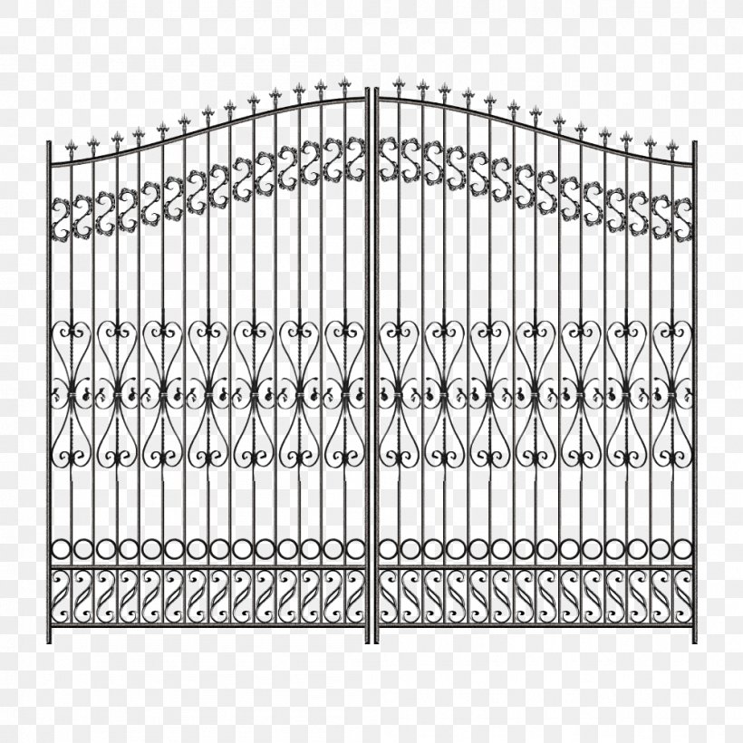 Gate Steel Door Iron, PNG, 1001x1001px, Gate, Advertising, Area, Black And White, Cast Iron Download Free