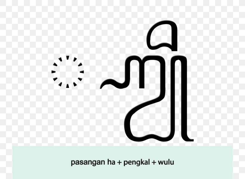 Javanese Script Ha Sa Péngkal, PNG, 738x600px, Javanese Script, Area, Black, Black And White, Brand Download Free