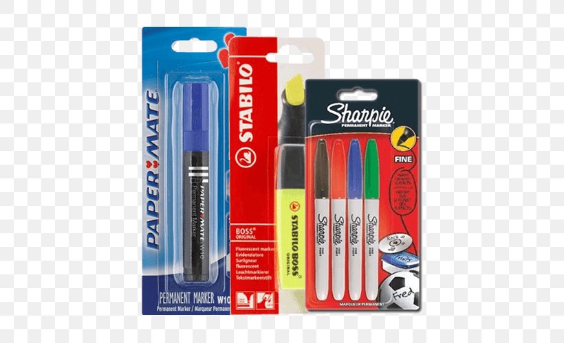Marker Pen Sharpie Ballpoint Pen Permanent Marker, PNG, 500x500px, Pen, Ballpoint Pen, Dryerase Boards, Edding, Fountain Pen Download Free