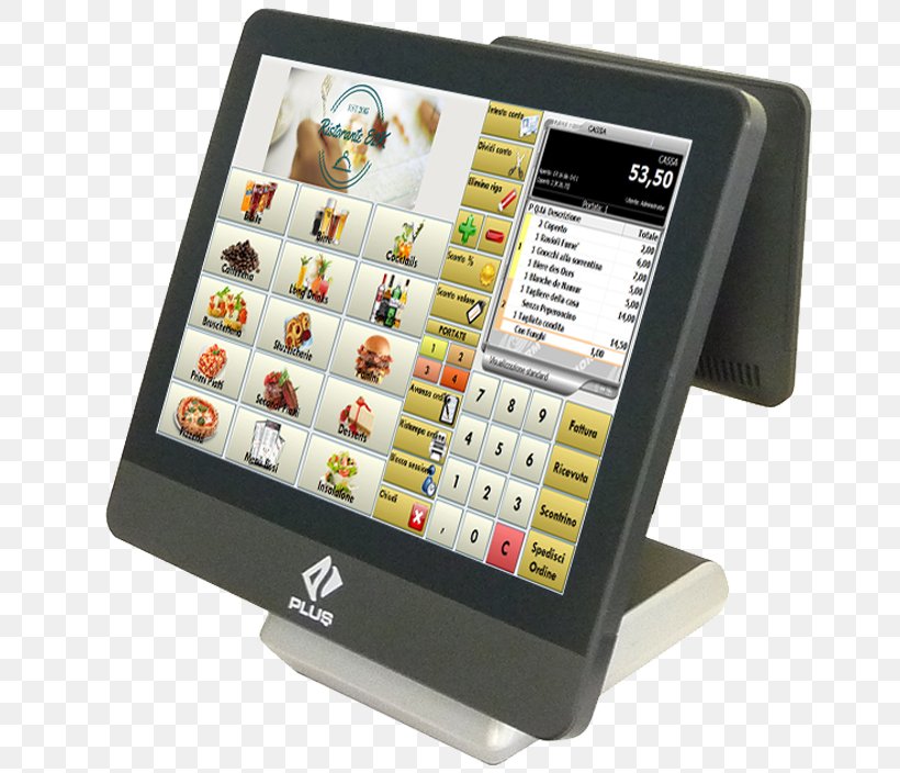 Restaurant Point Of Sale Retail Industry, PNG, 740x704px, Restaurant, Competitive Advantage, Computer Monitors, Display Device, Electronic Device Download Free