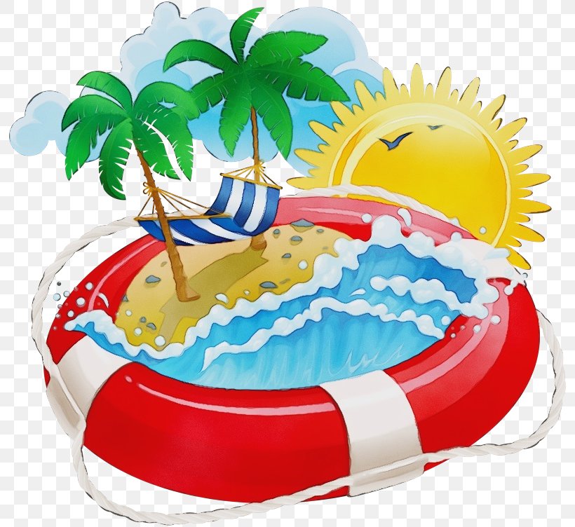 Summer Watercolor, PNG, 800x752px, Watercolor, Drawing, Fotolia, Games, Inflatable Download Free