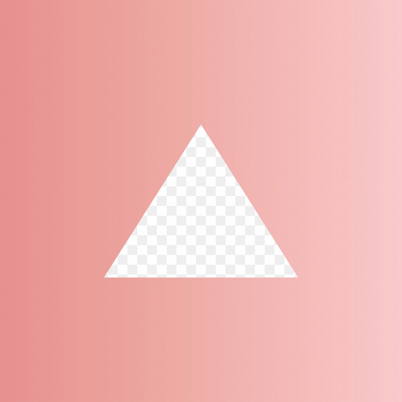 Pink Triangle Triangle Peach Line, PNG, 3000x3000px, Up Arrow, Arrow, Line, Paint, Peach Download Free