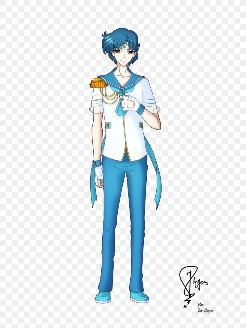 Sailor Mercury Sailor Pluto Art Sailor Moon Costume, PNG, 730x1095px, Sailor Mercury, Action Figure, Art, Artist, Cartoon Download Free