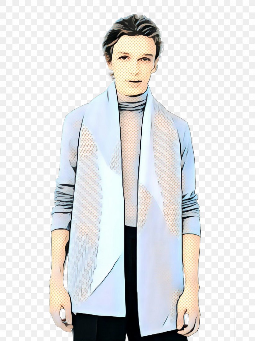 Clothing White Outerwear Blue Sleeve, PNG, 899x1200px, Pop Art, Blazer, Blue, Cardigan, Clothing Download Free