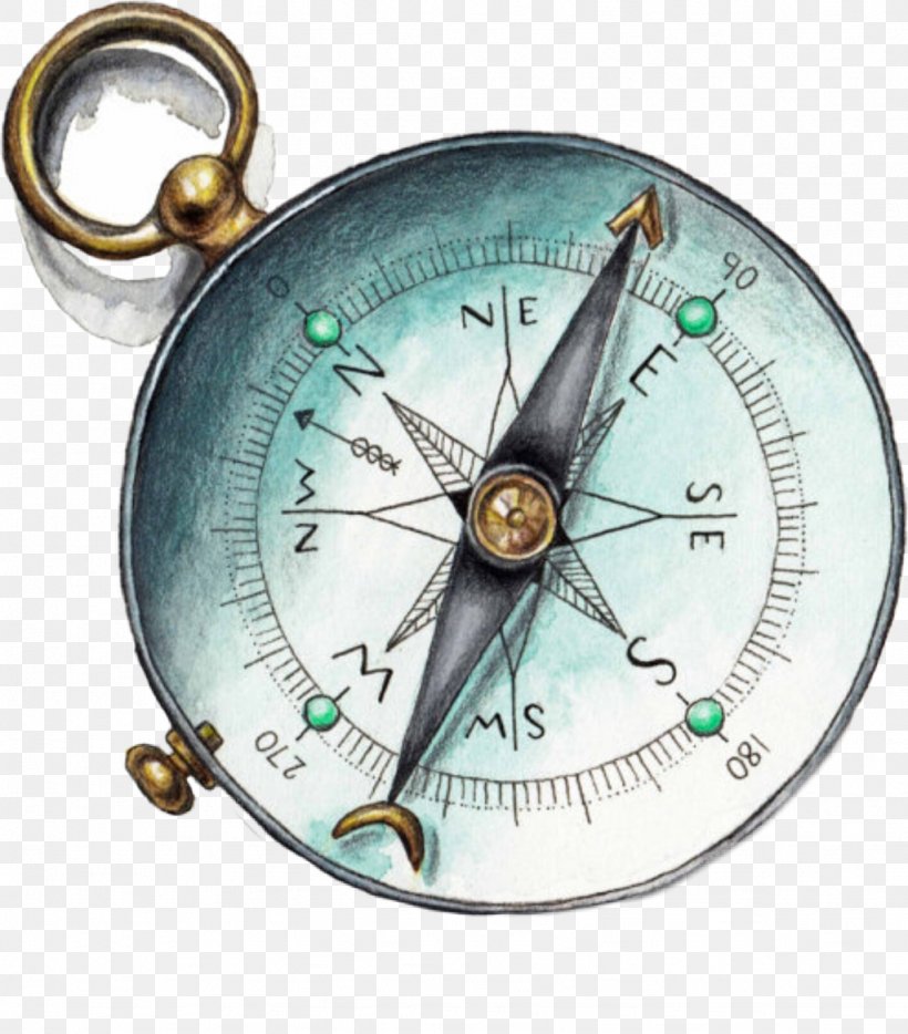 Compass Pocket Watch Measuring Instrument Watch Tool, PNG, 1024x1167px, Compass, Analog Watch, Clock, Measuring Instrument, Metal Download Free