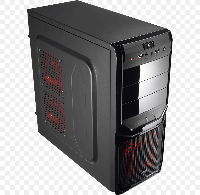 Computer Cases & Housings MicroATX Personal Computer Desktop Computers, PNG, 597x800px, Computer Cases Housings, Aerocool, Atx, Blue, Computer Download Free