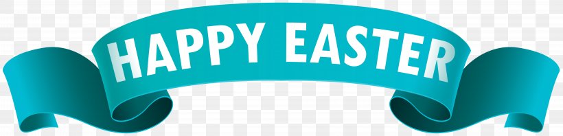 Logo Easter Clip Art, PNG, 8000x1934px, Logo, Aqua, Audio, Audio Equipment, Banner Download Free