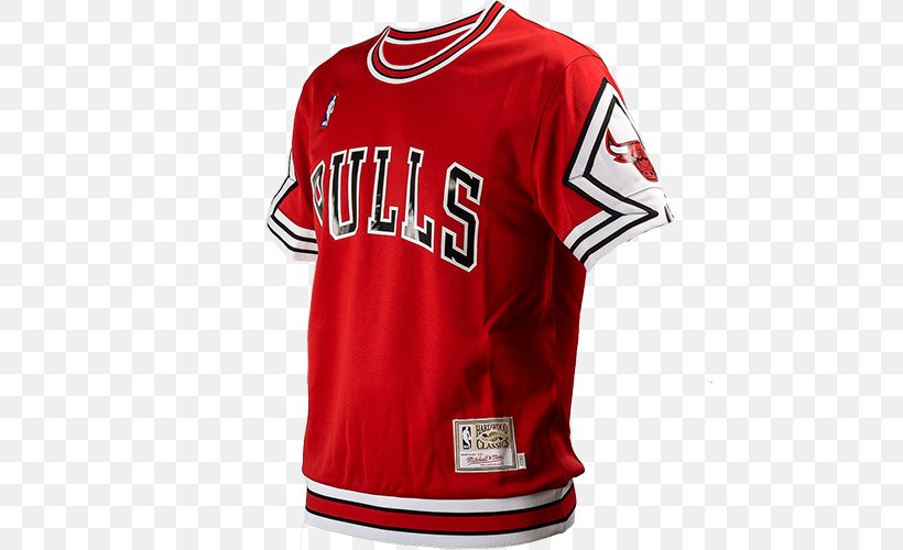 Chicago Bulls T-shirt Jersey Baseball Uniform Mitchell & Ness Nostalgia Co., PNG, 500x500px, Chicago Bulls, Active Shirt, Baseball Uniform, Brand, Clothing Download Free