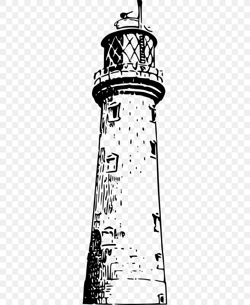 Clip Art, PNG, 277x1000px, Lighthouse, Black And White, Droide, Monochrome, Monochrome Photography Download Free