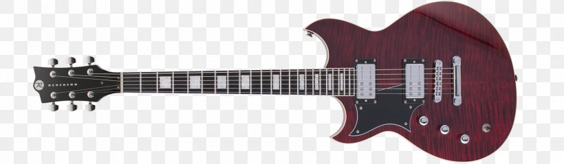 Electric Guitar Flame Maple Wine Reverend Musical Instruments, PNG, 1880x550px, Electric Guitar, Flame Maple, Guitar, Guitar Accessory, Manta Ray Download Free