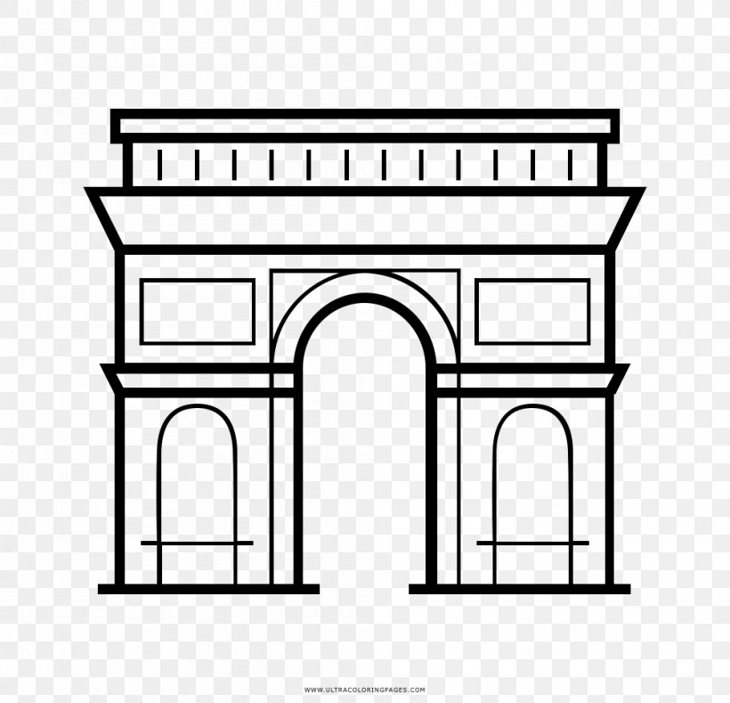 Arc De Triomphe Line Art Drawing Arch Champs-Élysées, PNG, 1000x963px, Arc De Triomphe, Arch, Architecture, Area, Artwork Download Free