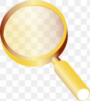 Yellow Caquelon Magnifier PNG