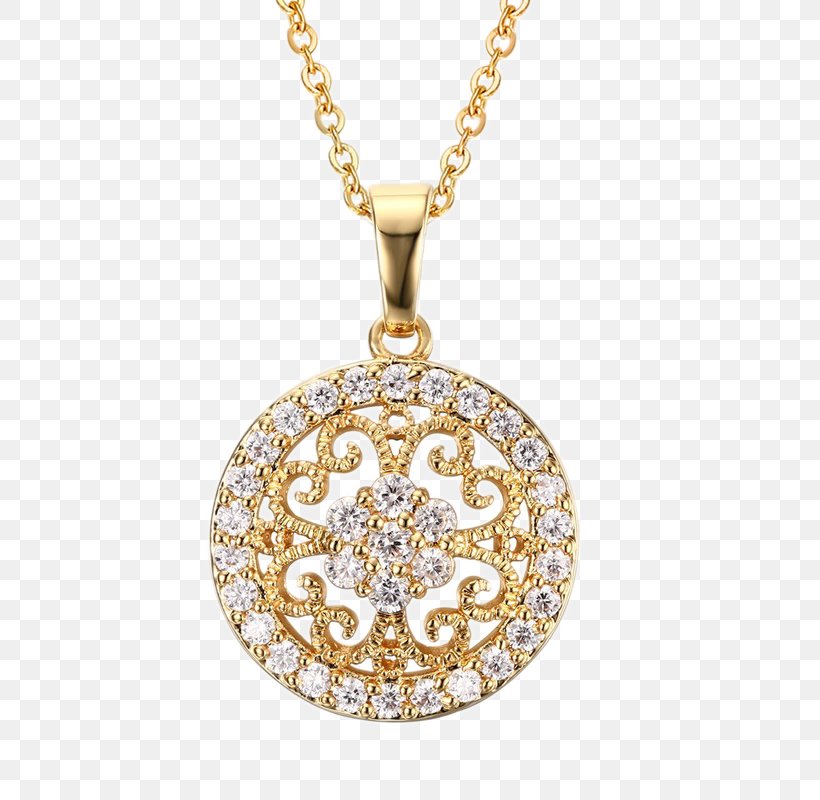 Charms & Pendants Necklace Gold Diamond Cubic Zirconia, PNG, 800x800px, Charms Pendants, Bling Bling, Body Jewelry, Chain, Choker Download Free