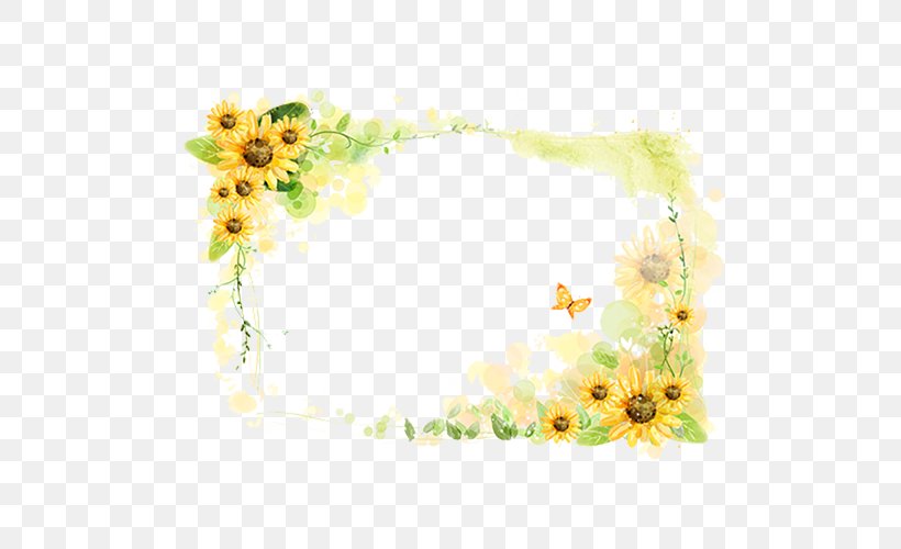 Floral Design Picture Frame Photography Illustration, PNG, 500x500px, Floral Design, Border, Cut Flowers, Flora, Floristry Download Free