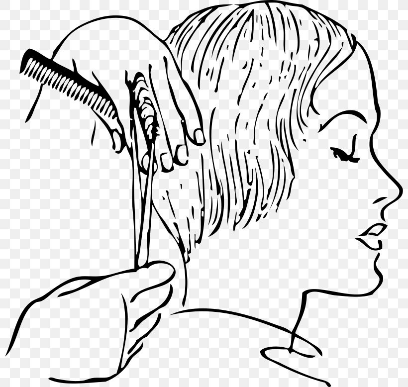 Hair Clipper Hairstyle Hair-cutting Shears Clip Art, PNG, 800x778px, Watercolor, Cartoon, Flower, Frame, Heart Download Free