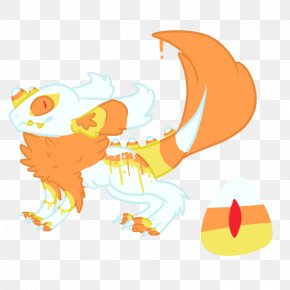 Candy Corn Nail Art Designs - Mammal Clip Art Illustration Character Fiction PNG