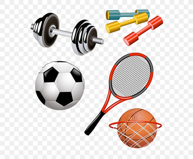Sports Equipment Euclidean Vector Clip Art, PNG, 600x677px, Sports Equipment, Ball, Fitness Centre, Football, Physical Fitness Download Free