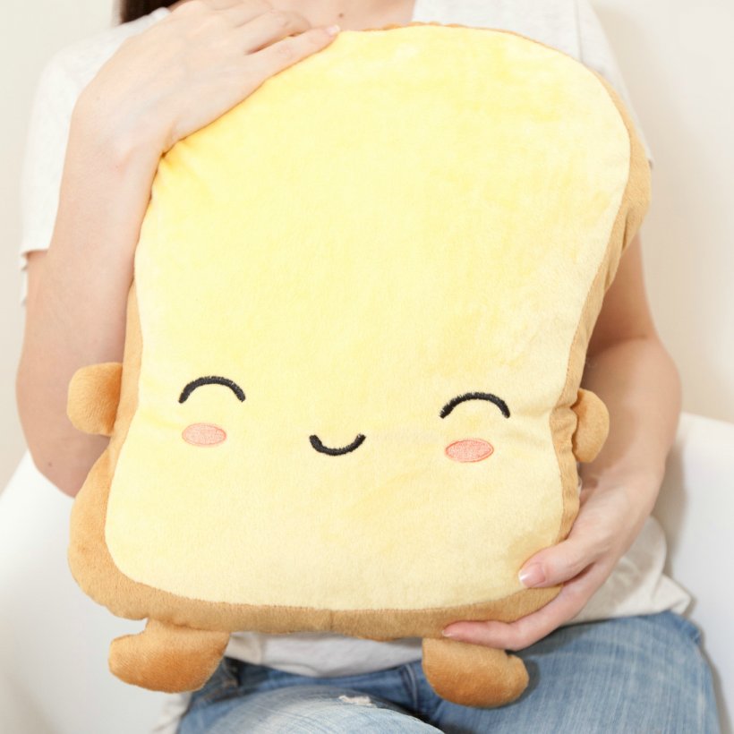 Toast Pillow Cushion Bed Room, PNG, 1365x1365px, Toast, Bed, Berogailu, Cushion, Food Download Free