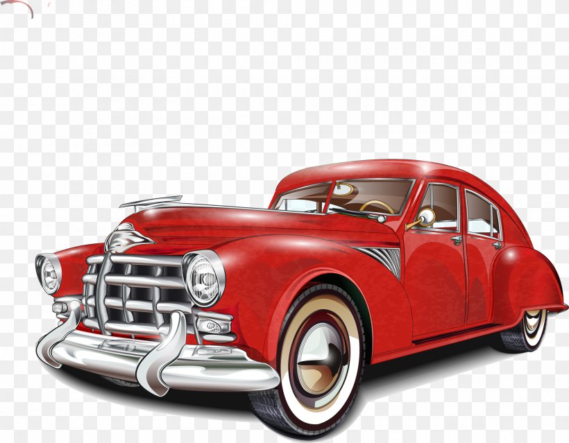 Vintage Car Classic Car Retro-style Automobile, PNG, 1980x1543px, Car, Art, Automotive Design, Brand, Classic Car Download Free