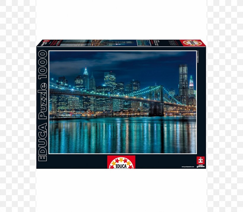 Brooklyn Bridge Jigsaw Puzzles Amazon.com Educa Borràs Toy, PNG, 1143x1000px, Brooklyn Bridge, Amazoncom, Brand, Bridge, Brooklyn Download Free