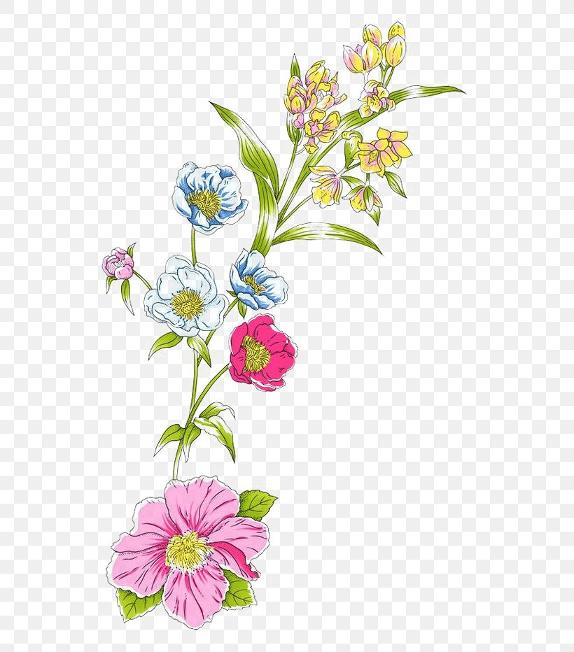 Floral Design Watercolor Painting, PNG, 600x932px, Floral Design, Color, Cut Flowers, Flora, Floristry Download Free