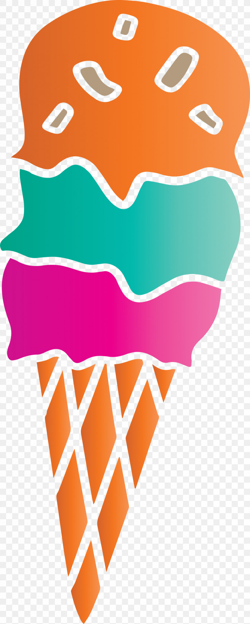 Ice Cream, PNG, 1204x3000px, Ice Cream, Area, Cone, Ice Cream Cone, Line Download Free