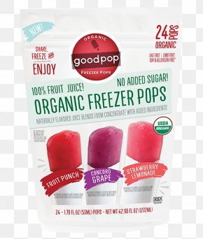 Healthy Weight Loss - Juice Ice Pop GoodPop Ice Cream Lemonade PNG
