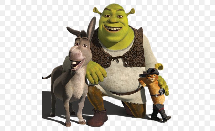 Donkey Shrek Puss In Boots Princess Fiona Lord Farquaad, PNG, 500x500px, Donkey, Fictional Character, Figurine, Gingerbread Man, Horse Like Mammal Download Free