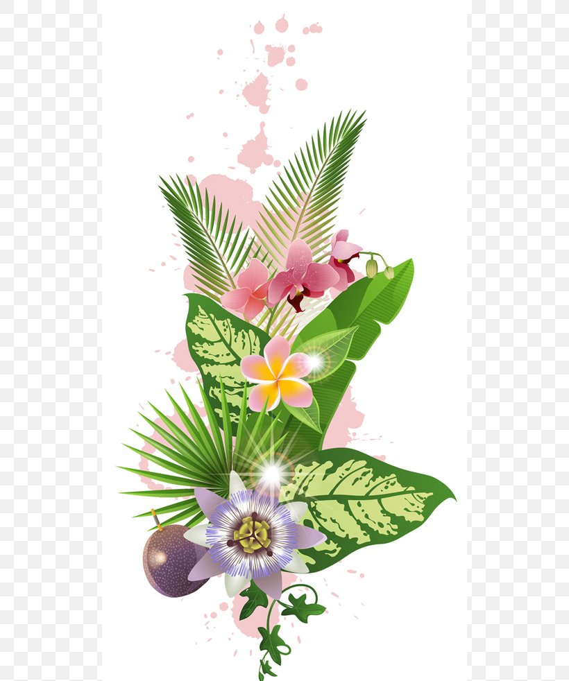 Vector Graphics Clip Art Flower Tropics Floral Design, PNG, 526x982px, Flower, Art, Cut Flowers, Drawing, Flora Download Free