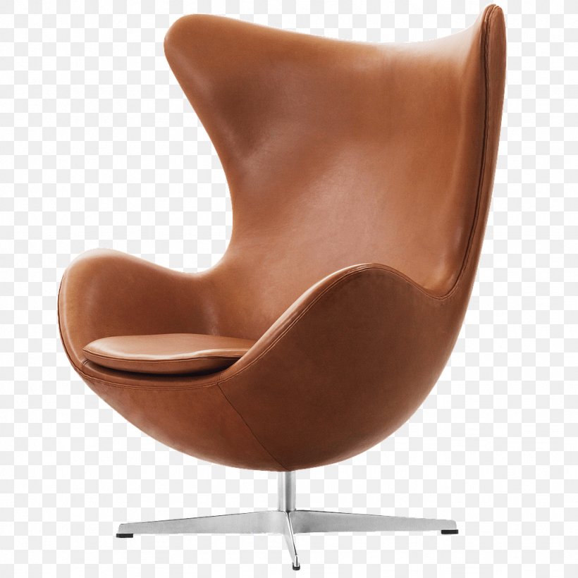 Egg Eames Lounge Chair Fritz Hansen Leather, PNG, 1024x1024px, Egg, Arne Jacobsen, Chair, Chaise Longue, Eames Lounge Chair Download Free