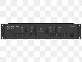 Microphone - Microphone 19-inch Rack Audio Power Amplifier PNG