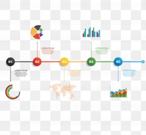 Vector World Map Timeline - Timeline Flowchart Infographic PNG