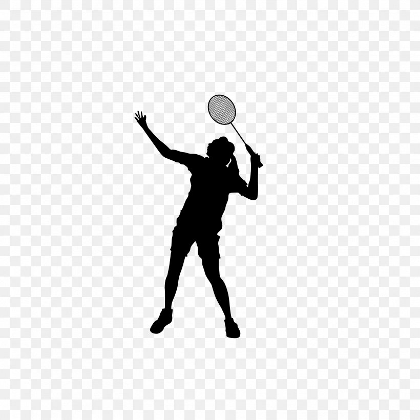 Badminton Download Clip Art, PNG, 3333x3333px, Badminton, Black, Black And White, Human Behavior, Joint Download Free