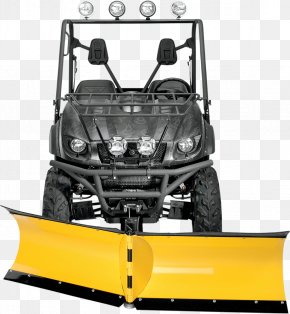 Kawasaki MULE Side By Side All-terrain Vehicle Snowplow PNG