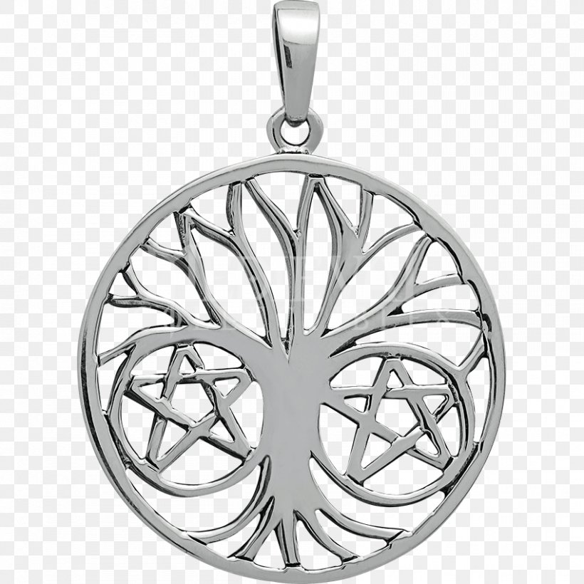 Locket Pentacle Charms & Pendants Symbol Wicca, PNG, 850x850px, Locket, Amulet, Black And White, Body Jewelry, Chain Download Free
