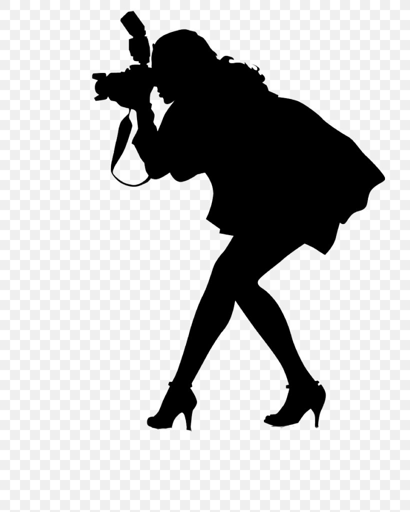 Silhouette Photography Female Camera Operator, PNG, 721x1024px, Silhouette, Black, Black And White, Camera Operator, Color Photography Download Free
