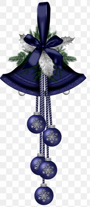 Christmas Bells - Blue Christmas Jingle Bell Clip Art PNG