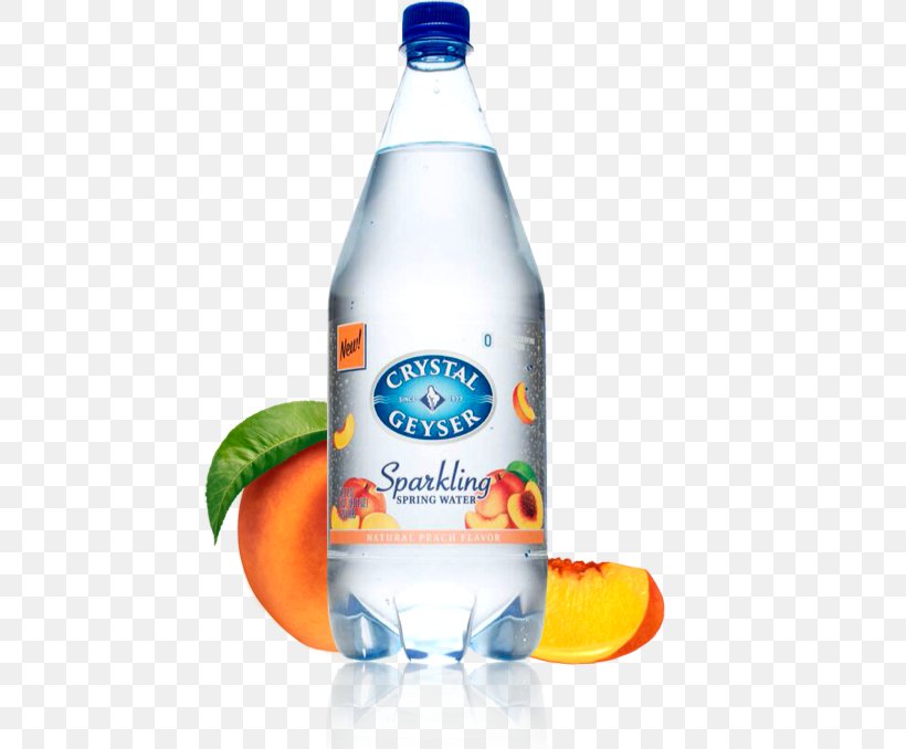 Mineral Water Carbonated Water Fizzy Drinks Orange Drink Crystal Geyser Water Company, PNG, 500x678px, Mineral Water, Bottle, Bottled Water, Carbonated Water, Crystal Geyser Water Company Download Free
