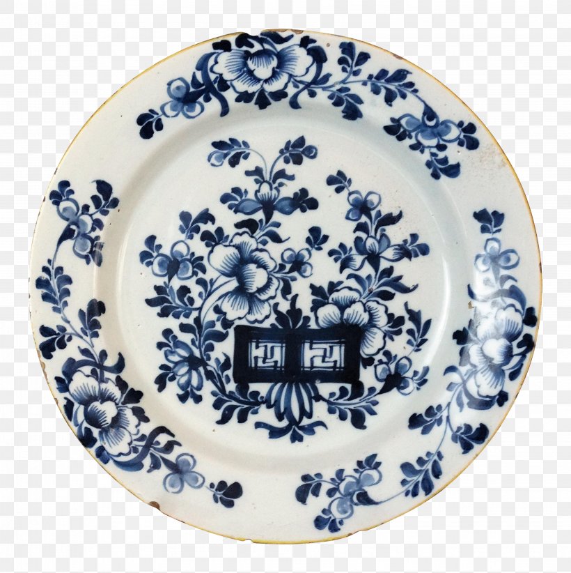 Plate Delftware Blue And White Pottery Ceramic, PNG, 3659x3671px, Plate, Antique, Art, Blue And White Porcelain, Blue And White Pottery Download Free