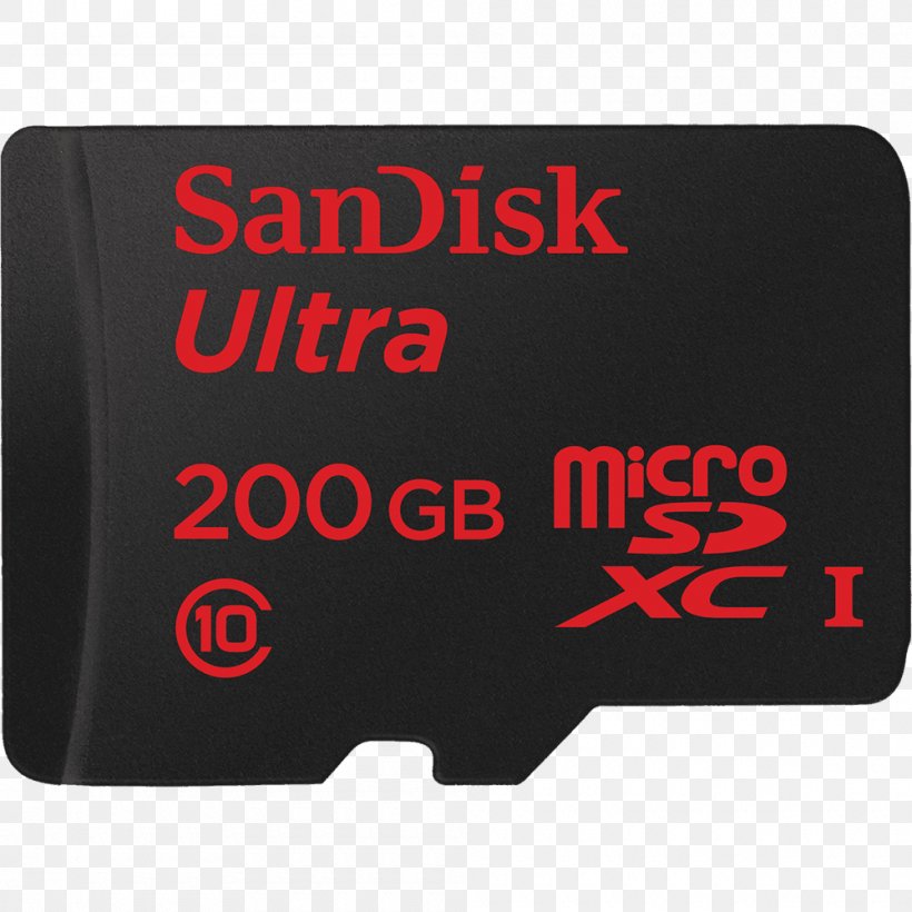 Flash Memory Cards MicroSD Secure Digital SDXC SanDisk, PNG, 1000x1000px, Flash Memory Cards, Adapter, Brand, Card Reader, Computer Data Storage Download Free