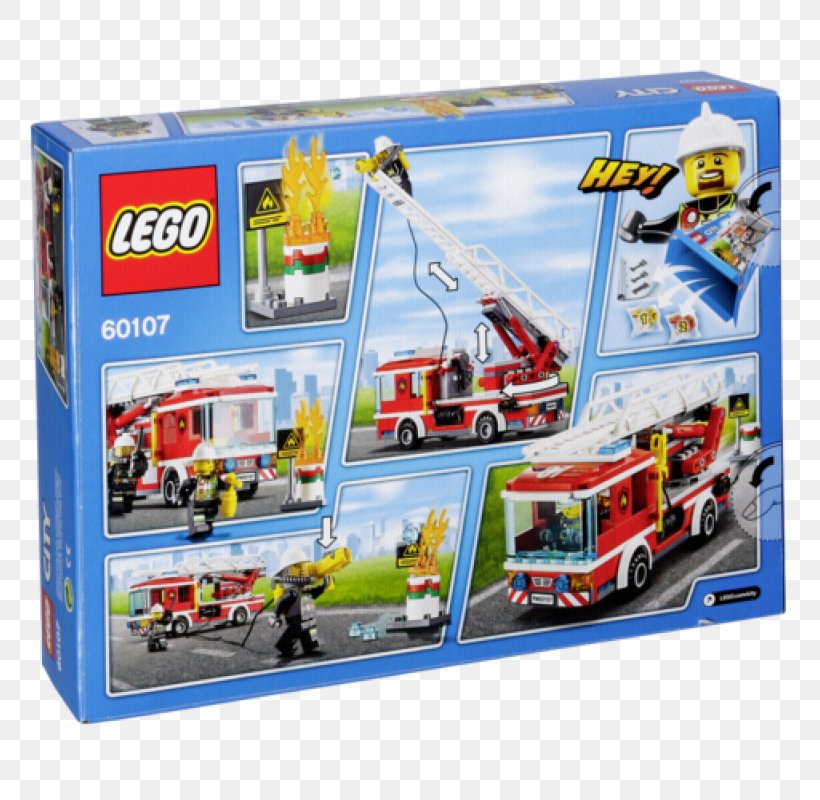 LEGO 60107 City Fire Ladder Truck Lego City Toy Fire Engine, PNG, 800x800px, Lego 60107 City Fire Ladder Truck, Fire Department, Fire Engine, Firefighter, Ladder Download Free