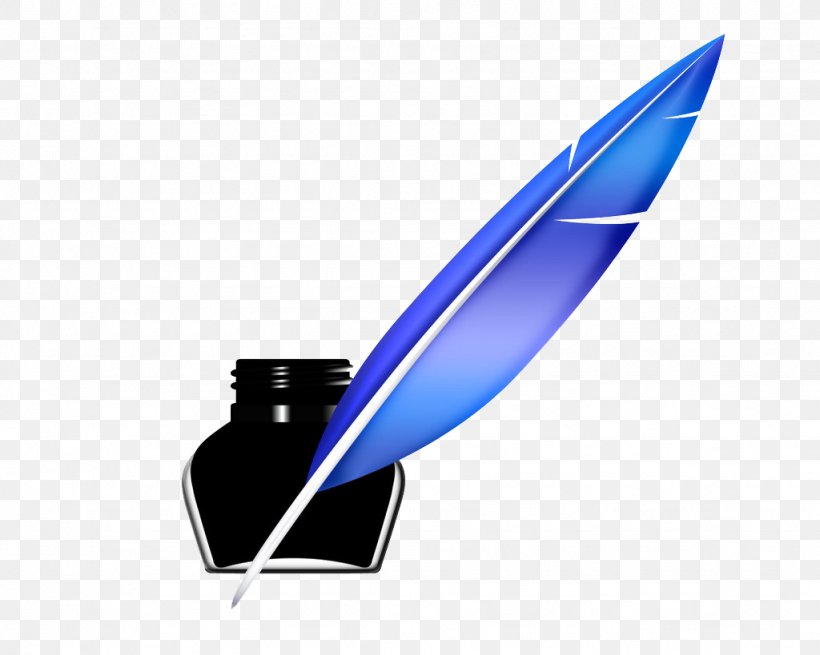 Paper Quill Fountain Pen Inkwell Clip Art, PNG, 1024x819px, Paper, Ballpoint Pen, Dip Pen, Electric Blue, Fountain Pen Download Free
